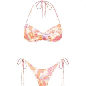 Triangl Greta Set-Sherbert Floral